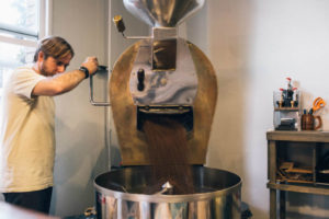 Moustache Coffee Club Absorbes Root Coffee Roasters roaster1-300x200
