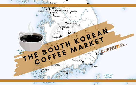 The South Korean coffee market, one of the leading markets in the world. The South Korean coffee market